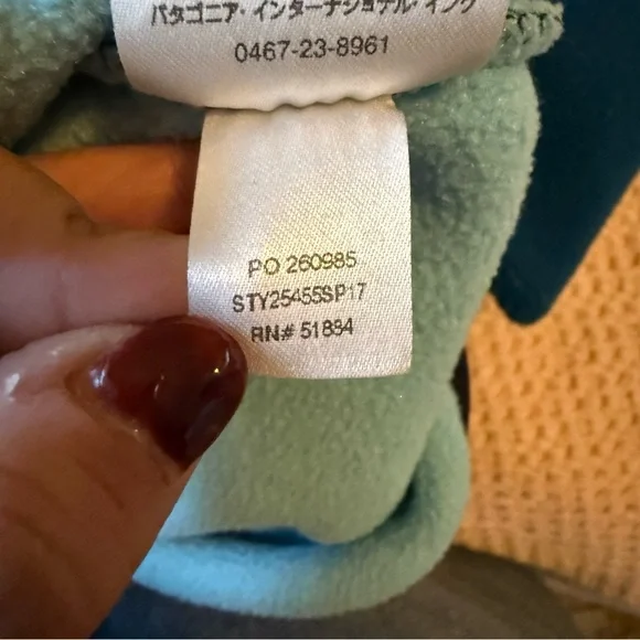 Patagonia Two Toned Fleece Pullover Synchilla Snap Style - Picture 6 of 10